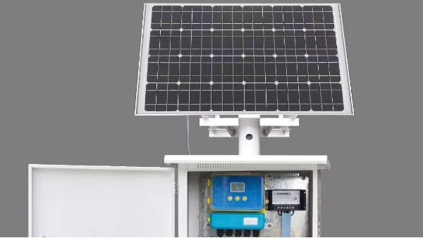 电源不方便，用太阳能流量计进行计量